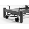 Table électrique 2 plans Pluton dossier proclive/déclive (Navy Blue, Châssis Gris)