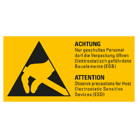 Warnsch. Achtung Nur geschultes Personal..., Folie, selbstkl., 18x37 mm, 500/RO-Beschreibung lesen