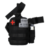 IFAK P Kit de Premiers Secours Individuel - Couleur Noire, Système Molle IFAK P Kit de Premiers Secours Individuel - Couleur Noire, Système Molle