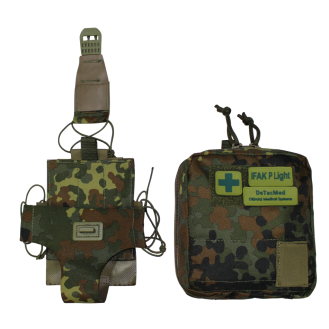 IFAK P Light Kit de Primeros Auxilios Individual - Camuflaje 5 Colores, Sistema Molle-Leer más
