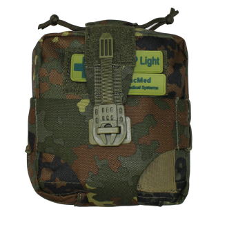 IFAK P Light Kit de Premiers Secours Individuel - Camouflage 5 Couleurs, Système Molle-Lire la description