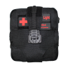 IFAK P Light Kit de Premiers Secours Individuel - Couleur Noire, Système Molle IFAK P Light Kit de Premiers Secours Individuel - Couleur Noire, Système Molle