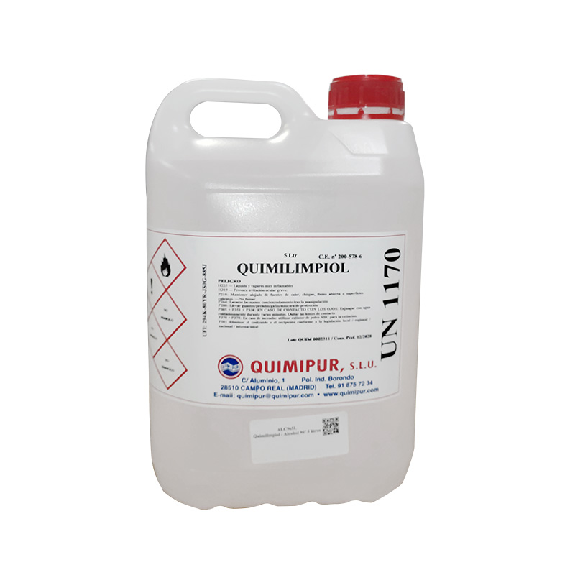 Quimilimpiol - Alcohol 96º 5 litros Quimilimpiol - Alcohol 96º 5 litros-Leer más
