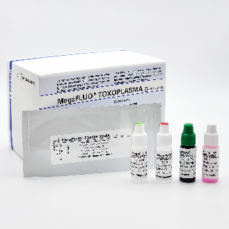 MegaFLUO Toxoplasma gondii Felino, 100 test-Leer más