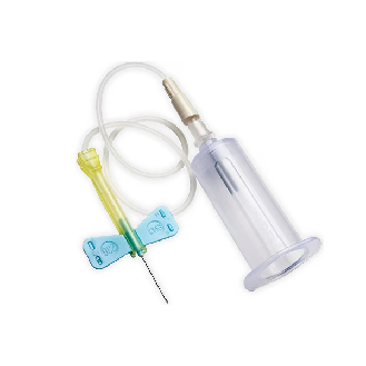 Palomilla de seguridad premontada con aguja 23G 3/4, 18 cm, 25 Unds-Leer más