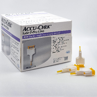 Lancetas Accu-Chek Safe-T-Pro Uno, 200 unds-Leer más