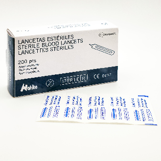 Lancetas estériles, 200 unds-Leer más