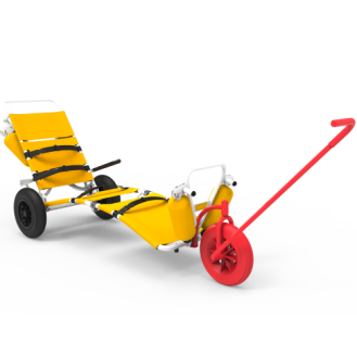 Accesorio de tracción para silla de ruedas de playa-Leer más