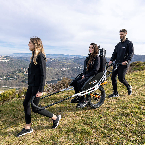 Joëlette eMotion, einradmodell mit elektrischer Unterstützung-Beschreibung lesen