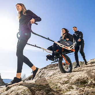 Joëlette Adventure, modelo clásico de una sola rueda-Leer más