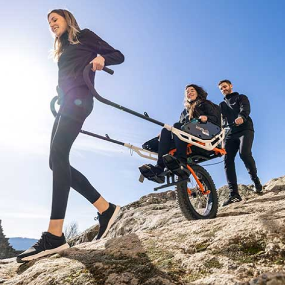 Joëlette Adventure, modelo clásico de una sola rueda-Leer más