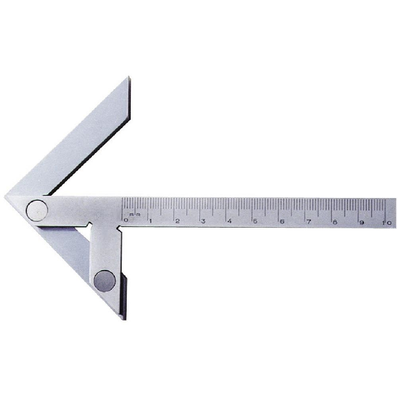 Equerre à centrer avec règle, Dimension: 150 x 130 mm Equerre à centrer avec règle, Dimension: 150 x 130 mm-Lire la description