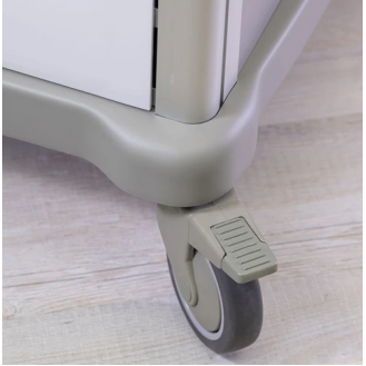 Carrello terapia con 4 cassetti e accessori-Leggi tutto