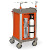 Carrello emergenza compatto a 4 cassetti