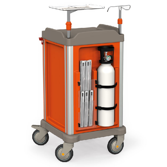 Carrello emergenza compatto a 4 cassetti-Leggi tutto