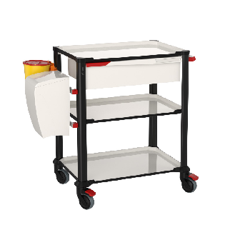 Carrello Servizio Pi-Nero 3 Ripiani-Leggi tutto