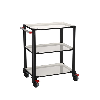 Carrello Servizio Pi-Nero 3 Ripiani