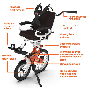 Bolsa de transporte del asiento para Joëlette Kid