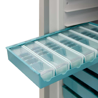 Bandeja de Medicación Semanal. Dimensión bandeja: 320 x 200 x 40 mm Dimensión de dispensador individual:
43 x 193 x 34 mm. Dimensión compartimento: 32 x 29 mm-Leer más