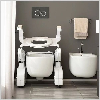 SOLLIEVATI SILVER abattant de toilettes avec accoudoirs