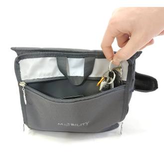 Tasche für Mobilitätsrollstuhl-Beschreibung lesen