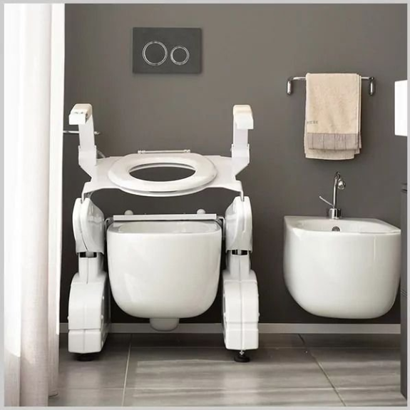 SOLLIEVATI GOLD Abattant WC avec accoudoirs-Lire la description