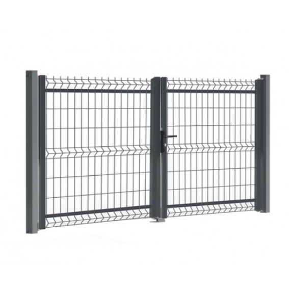 Portail Aluminium Coulissant RAL7016 L4mxH1,60m TOKYO-Lire la description