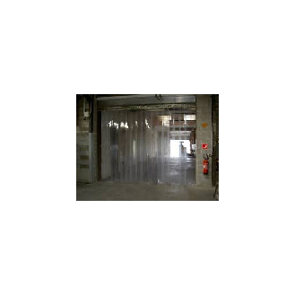 Porte à lanières PVC transparente industrielle L2000x H2200-Lire la description