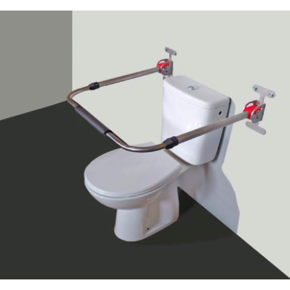 Barre de Sécurité Périphérique Adaptable pour Toilettes-Leggi tutto