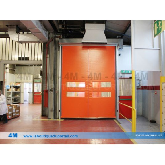 Porte souple rapide à enroulement L3000xH3000-Lire la description