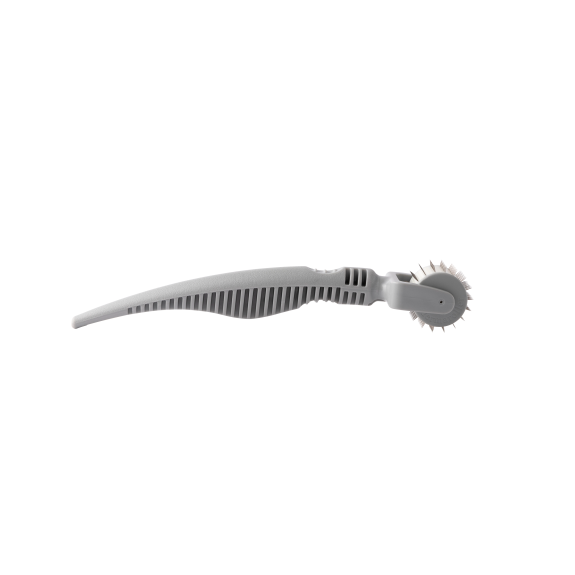 Manuelles medizinisches Rollergerät, 4 Reihen von Nadeln, 2,5 mm Nadelstichtiefe-Beschreibung lesen