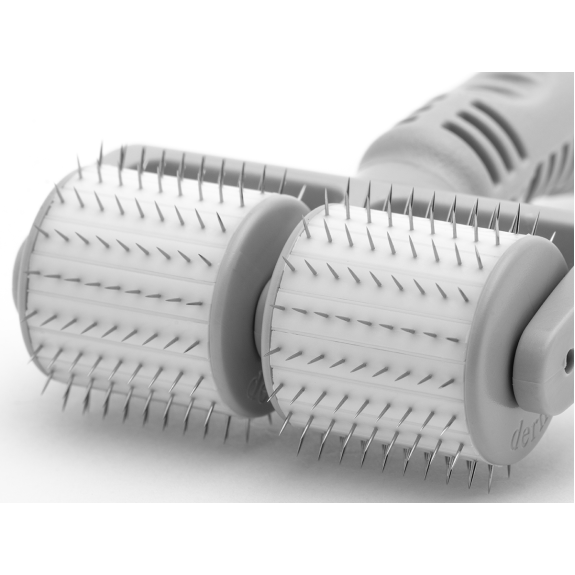 Rodillo Médico Manual, 18 filas de agujas, profundidad de aguja de 2.5 mm-Leggi tutto