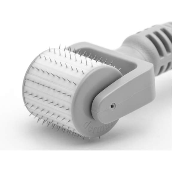 Rodillo Médico Manual, 9 filas de agujas, profundidad de aguja de 1.5 mm-Leer más
