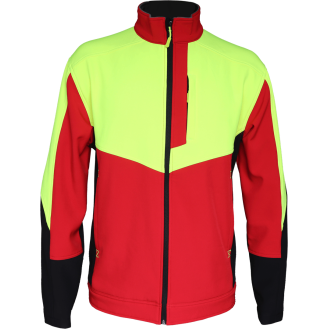 VESTE SOFTSHELL ODON ROUGE-Lire la description