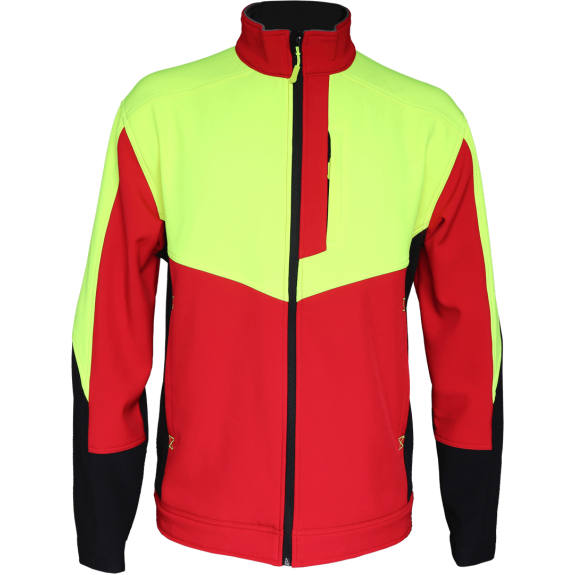 VESTE SOFTSHELL ODON ROUGE-Lire la description