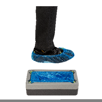 Distributeur automatique ABS pour sur-chaussures-Lire la description