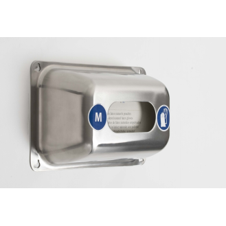 Distributeur inox de gants jetables-Lire la description