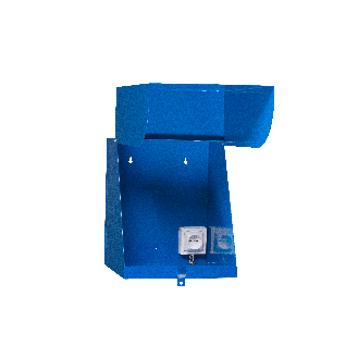 Boîte de rangement EBOX en acier avec prise électrique intégrée, taille L-Lire la description