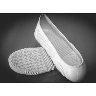 Paire de sur-chaussure antidérapante SUPER-GRIP blanche, taille M-Lire la description