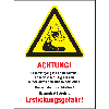Warn-Kombischild CO²-Feuerlöscher - Löschen im Raum, ISO, Kunststoff, 200x300mm