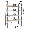 Rayonnage - kit départ 2500x3000x800 mm 4 niv. - 689 kg/niveau