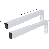 Rayonnage Epsivol vertical - Lot 2 de séparateurs tubes, ext. gauche l. 350 mm