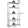 Rayonnage - kit départ galva H. 2000 mm L. 1000 mm P. 500 mm 5 niv.
