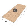 Rayonnage - Tablette peinte RAL7035 L. 1000 x P. 400 mm