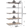Rayonnage - Kit suivant galvanisé 2000x1000x388 mm 5 niv.