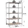 Rayonnage galvanisé 2000x1250x1000 mm 5 niveaux