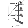 Rayonnage Cantilever léger double face