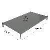 Rayonnage - Tablette tôlée peinte RAL7024 L. 1010 x P. 1000 mm