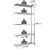 Rayonnage Adaptiv XL - kit suivant galva H. 2000 mm L. 1000 mm P. 600 mm 5 niv.