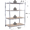Rayonnage Epsiline - Kit départ galvanisé 1760x1250x388 mm 4 niv.